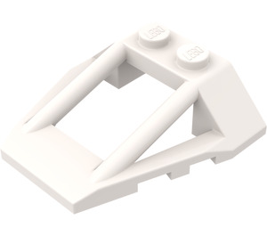 LEGO Bianco Parabrezza 4 x 4 x 1 Roll Cage (28977 / 47758)