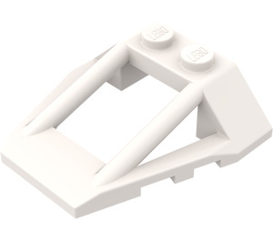 LEGO White Windscreen 4 x 4 x 1 Roll Cage (28977 / 47758)