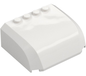 LEGO Blanc Pare-brise 5 x 6 x 2 Incurvé (61484 / 92115)