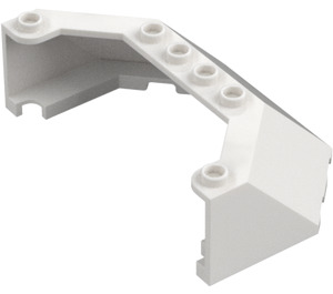 LEGO White Windscreen 5 x 8 x 2 (42504 / 62576)