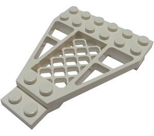 LEGO Weiß Flügel 6 x 8 x 0.7 mit Gitter (30036)