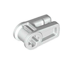 LEGO White Wire Clip with Cross Hole (49283)
