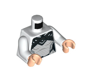 LEGO Weiß Xialing Minifigur Torso (973 / 76382)