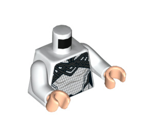 LEGO White Xialing Minifig Torso (973 / 76382)