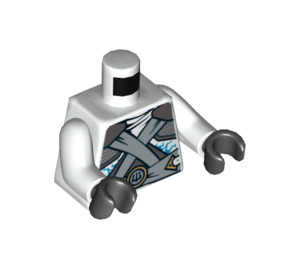 LEGO Weiß Zane (70728) Minifigur Torso (973 / 76382)