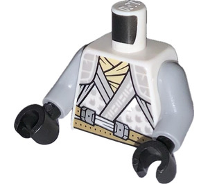 LEGO White Zane  Crystalized Torso (973 / 76382)