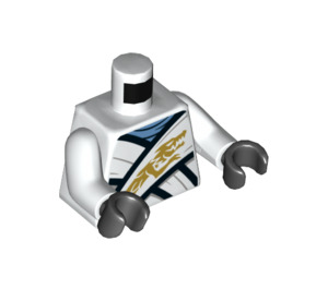 LEGO Weiß Zane Minifig Torso (973 / 76382)