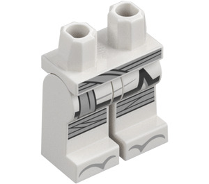 LEGO Bianco Zane Minifigure Fianchi e gambe (3815 / 44959)