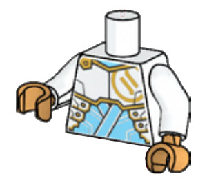 LEGO Wit Zane Torso (973)