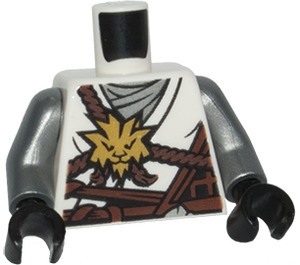 LEGO Weiß Zane Torso (973 / 76382)