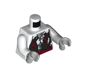 LEGO Weiß Zombie Groom Torso (973 / 76382)