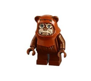 LEGO Wicket jossa Beige Kasvot Minihahmo