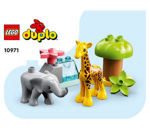 LEGO Wild Animals of Africa Set 10971 Instructions