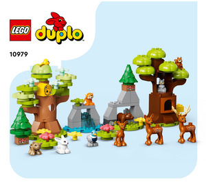 LEGO Wild Animals of Europe 10979 Instructions