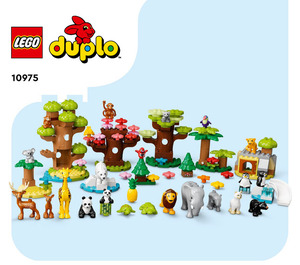 LEGO Wild Animals of the World 10975 Instruktioner