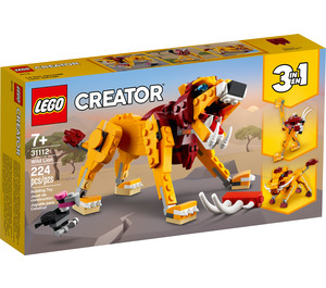 LEGO Wild Lion 31112 Packaging