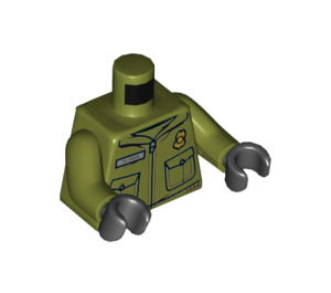 LEGO Wildlife Guard Minifig Torso (973 / 76382)