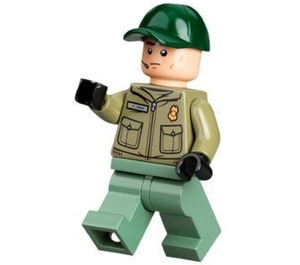 LEGO Wildlife Bewaker minifiguur