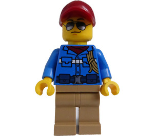 LEGO Wildlife Rescue Driver with Cap Minifigure