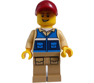 LEGO Wildlife Rescue Driver with Cap Minifigure