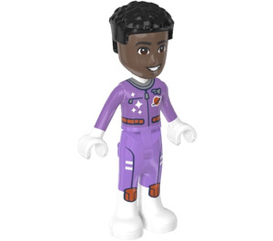 LEGO William con Morado Espacio Traje Minifigura