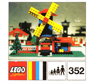 LEGO Windmill and Lorry 352 Byggeinstruksjoner