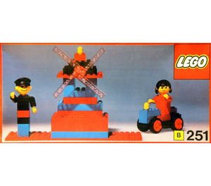 LEGO Windmill avec miller et wife 251-1