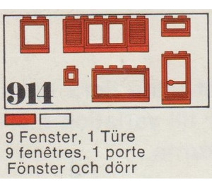 LEGO Windows, Red Set 914-1