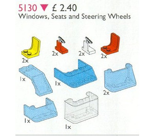 LEGO Windows, Seats, Steering Wheels Set 5130