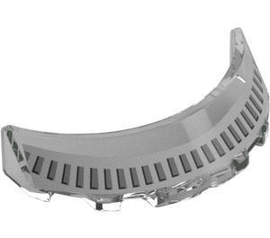 LEGO Windscreen 1 x 3 x 6 Curved with Eiffel Tower Arch (49533 / 62360)