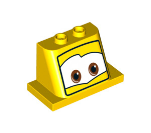 LEGO Windscreen 2 x 4 x 3 with Luigi Face (32928)