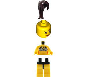 LEGO Windsurfer mit Shell Bra, Female Minifigur