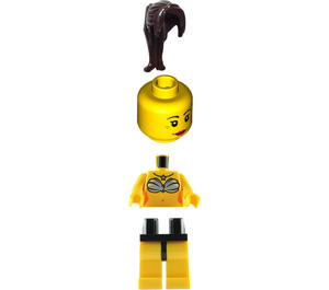 LEGO Windsurfer met Shell Bra, Vrouwelijk Minifiguur