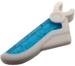 LEGO Wing with Clip with Transparent Light Blue Glitter (34883)