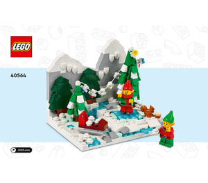 LEGO Winter Elves Scene 40564 Instructions