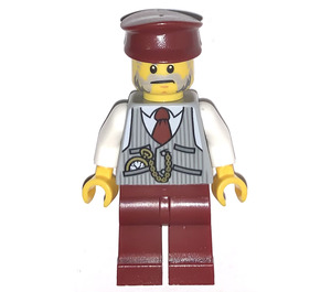 LEGO Winter Holiday Tog Conducter Minifigur