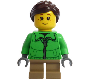 LEGO Winter Holiday Zug Girl Minifigur