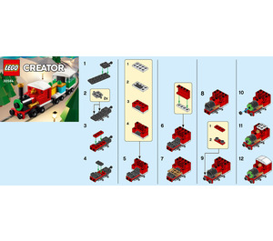 LEGO Winter Holiday Trein 30584 Instructions