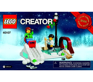 LEGO Winter Skating Scene Set 40107 Instructions