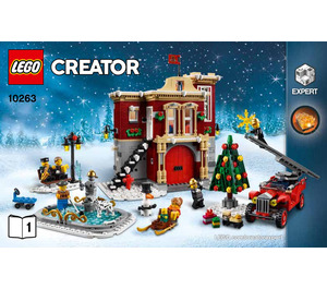 LEGO Winter Village Fire Station 10263 Instruktioner