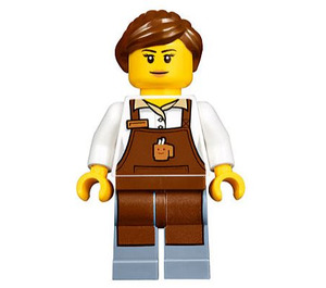 LEGO Winter Village Station Female Barista Minifigure