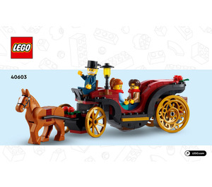 LEGO Wintertime Carriage Ride 40603 Instructions