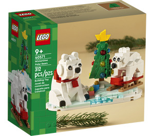 LEGO Wintertime Polar Bears Set 40571 Packaging