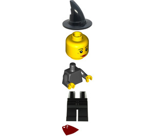 LEGO Witch med Röd Kappa Minifigur