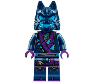 LEGO Wolf Maske Warrior mit Dark Blau Maske Minifigur