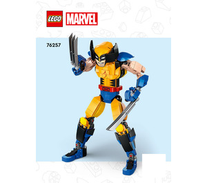 LEGO Wolverine Construction Figure Set 76257 Instructions