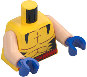 LEGO Wolverine Minifig Torso (973 / 76382)