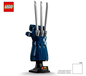 LEGO Wolverine's Adamantium Claws Set 76250 Instructions