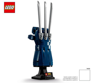 LEGO Wolverine's Adamantium Claws 76250 Instruktioner