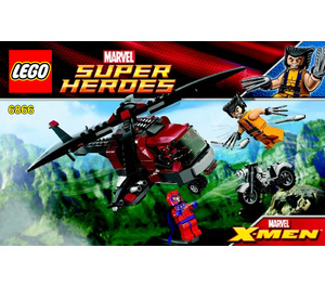 LEGO Wolverine's Chopper Showdown 6866 Instructions